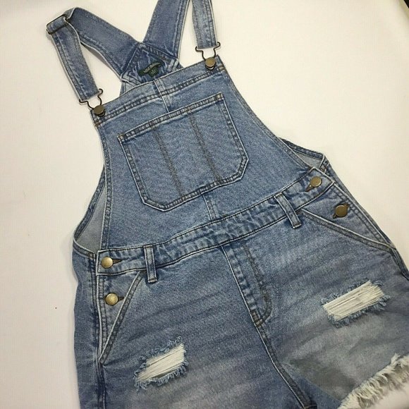 wild fable Pants - Shortalls~Bib Overalls~Shorts~Frayed~Distressed~